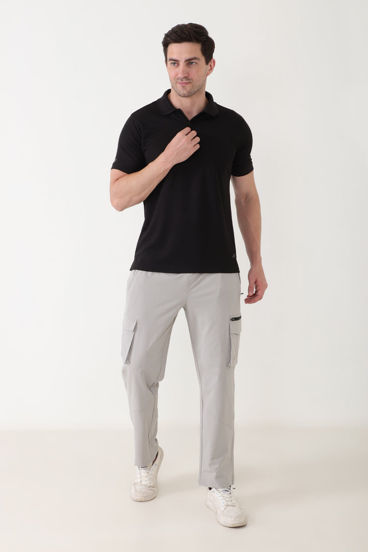GROW Relax cargo Joggers Light Grey