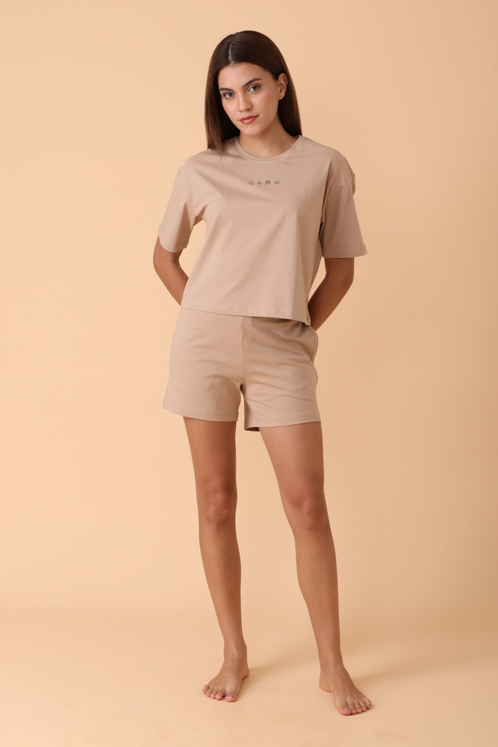 Chill Days Co-ord Set Creme Calm