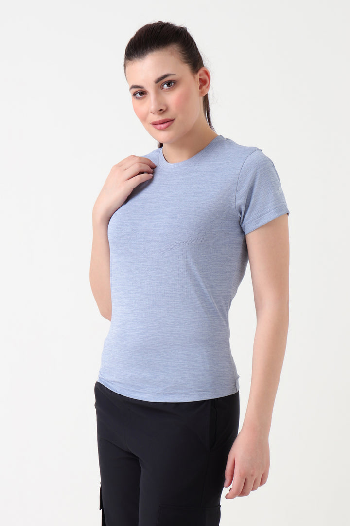 Premium Jacquard Tshirt Plum