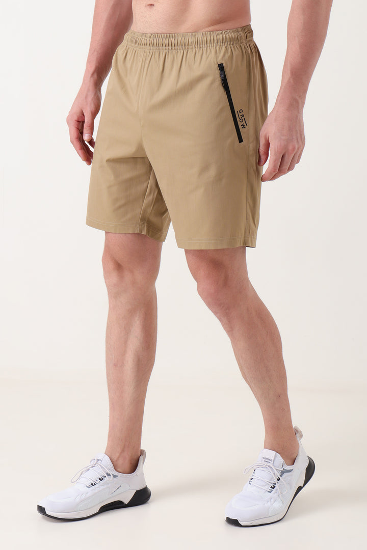 Elasto Cargo Shorts Khaki