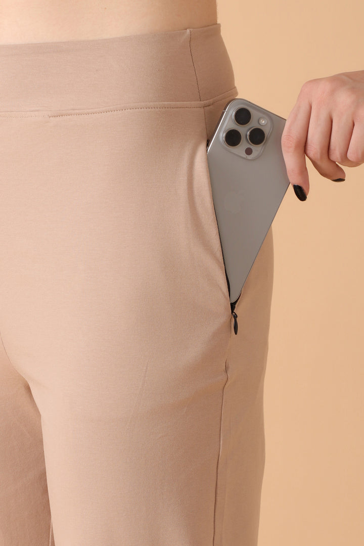 Go-With-The-Flow Pant Beige Glow