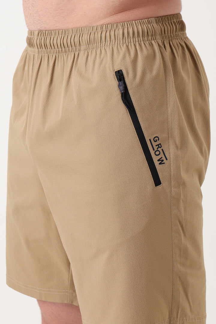 Elasto Cargo Shorts Khaki