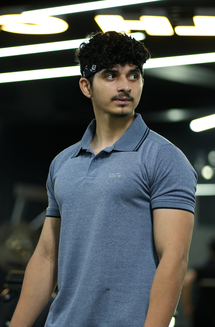 Premium Polo T-shirt Navy