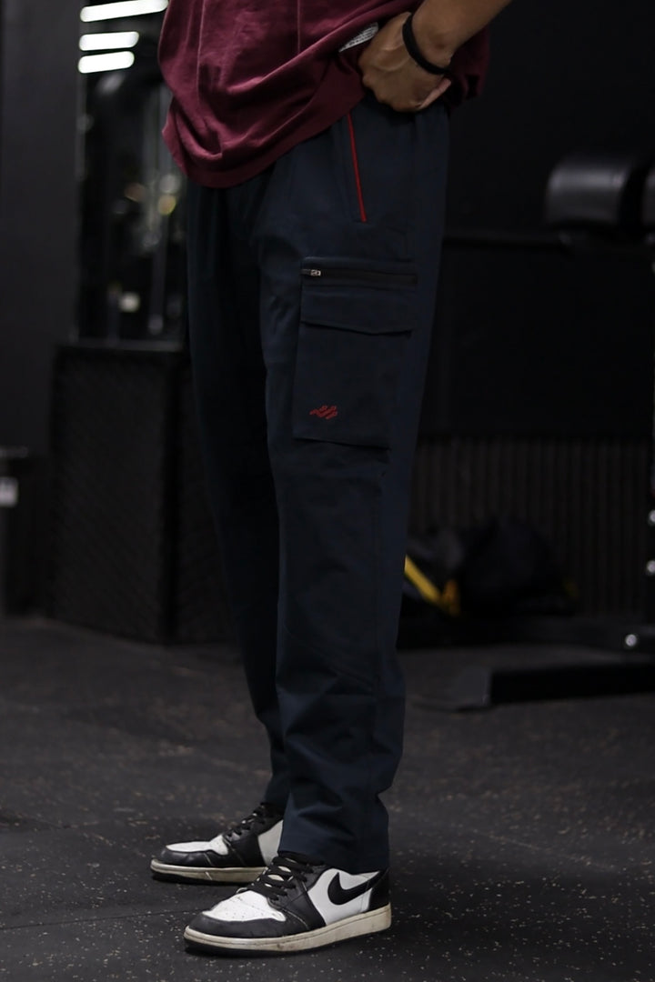 Grow Relax cargo Joggers Navy