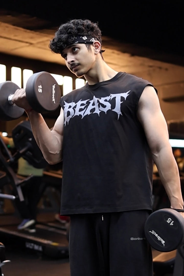 Beast oversize Capsleeves T-shirt