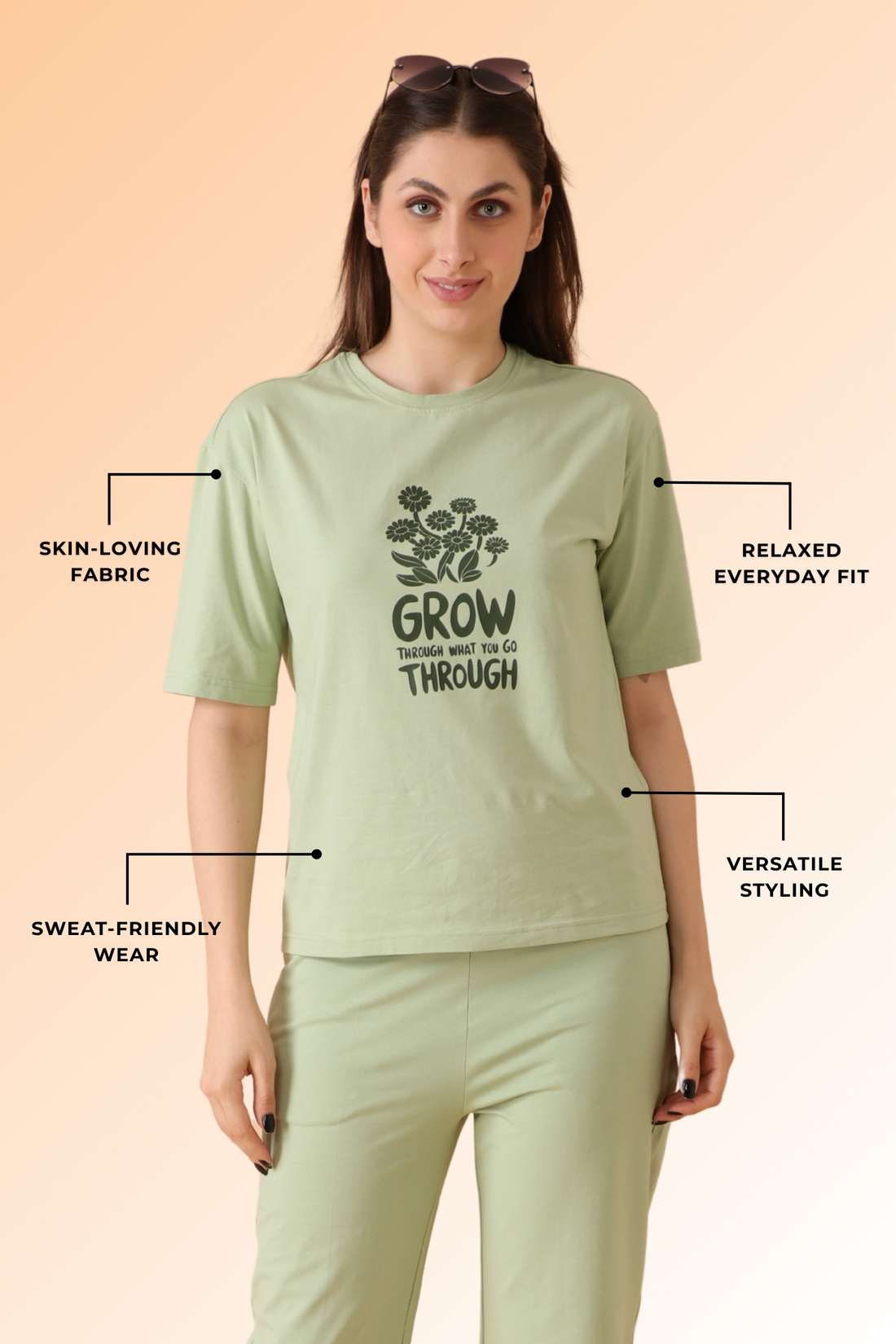Lazee Luxe Tee Mint To Be
