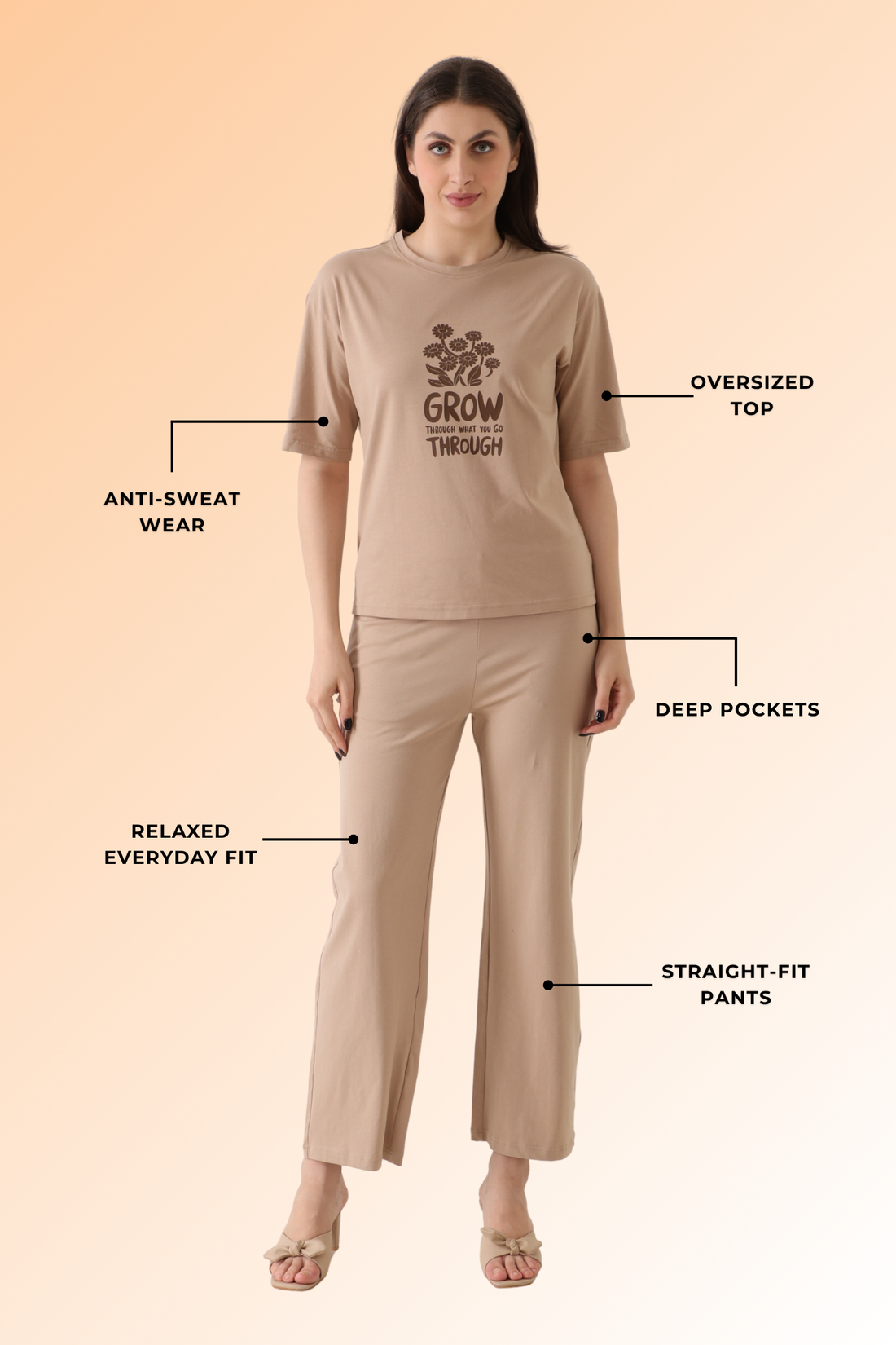 Cloud Nine Co-ord set Beige Baby