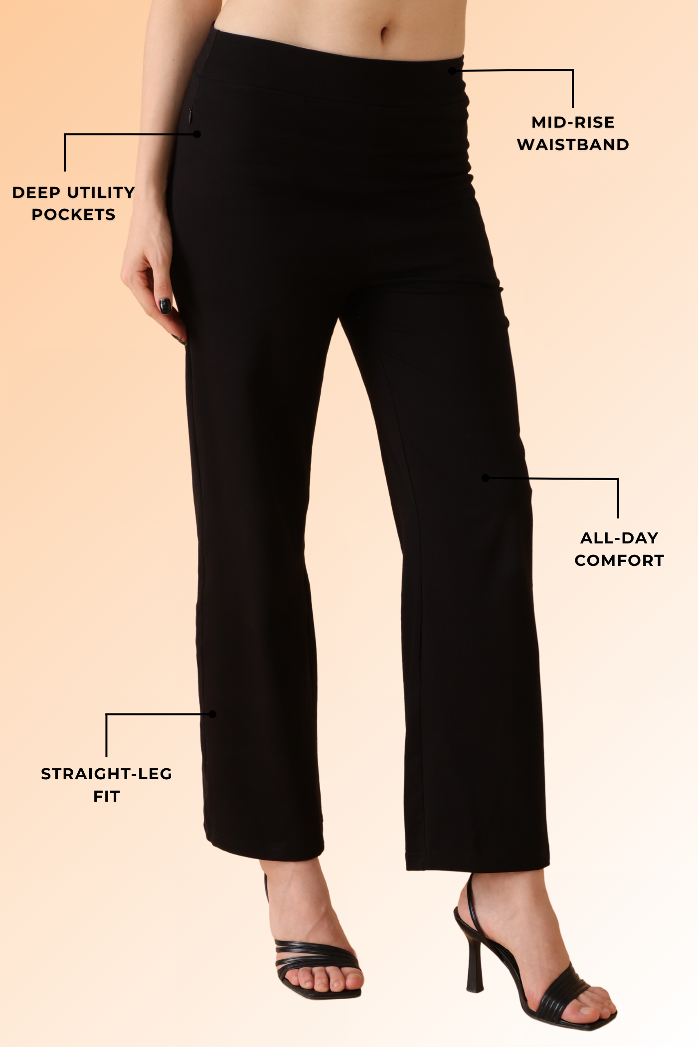 Go-With-The-Flow Pant Black magic