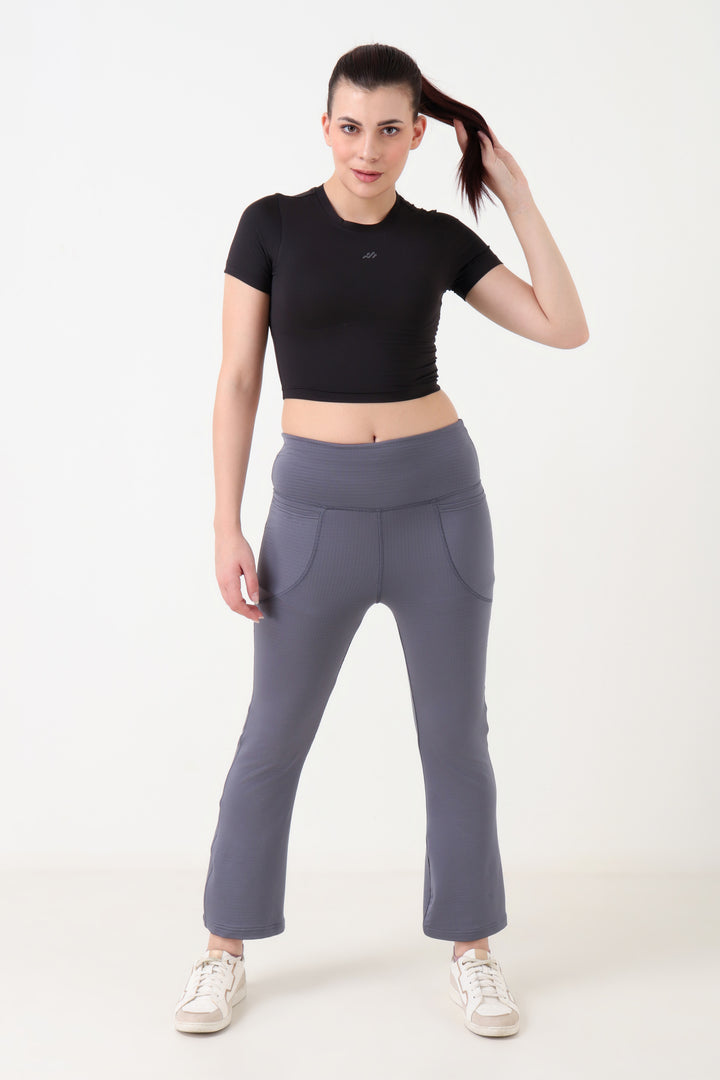 Super Stretch Training Crop Top Black