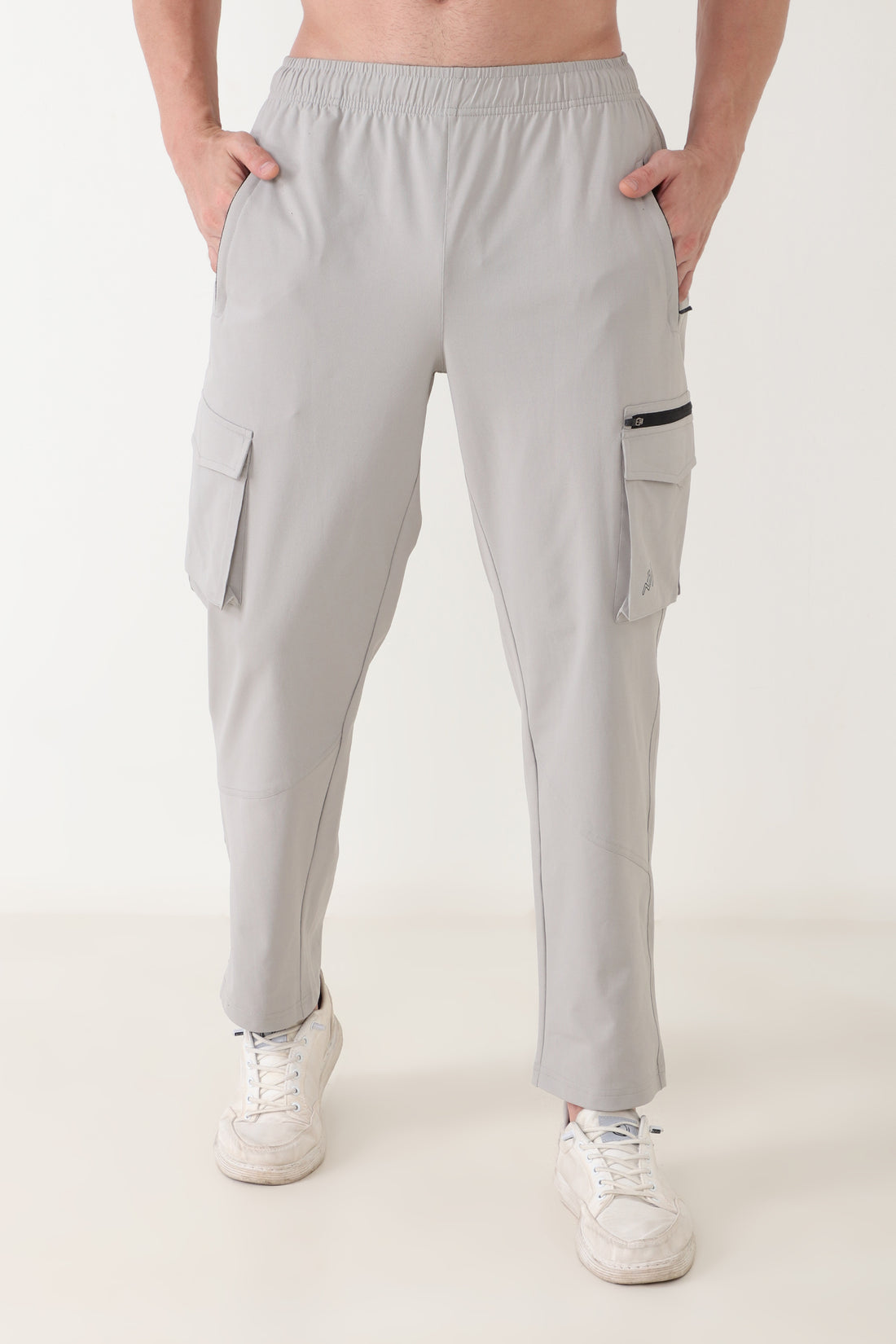 GROW Relax cargo Joggers Light Grey