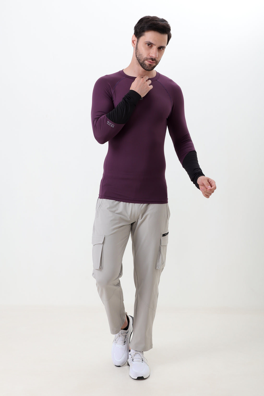 Elevate Compression T-shirt Plum