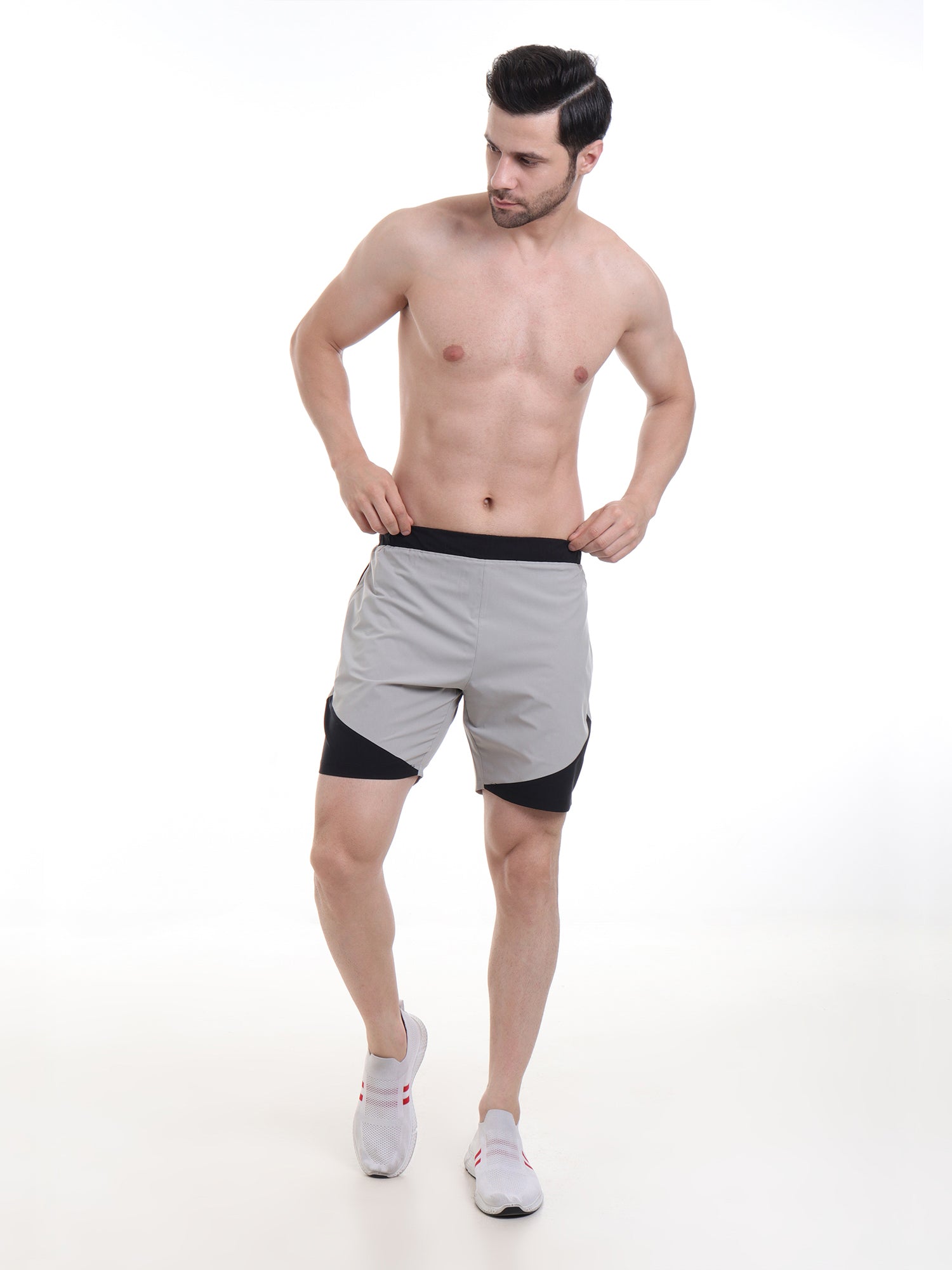 Comfy Stylish Shorts Light Grey