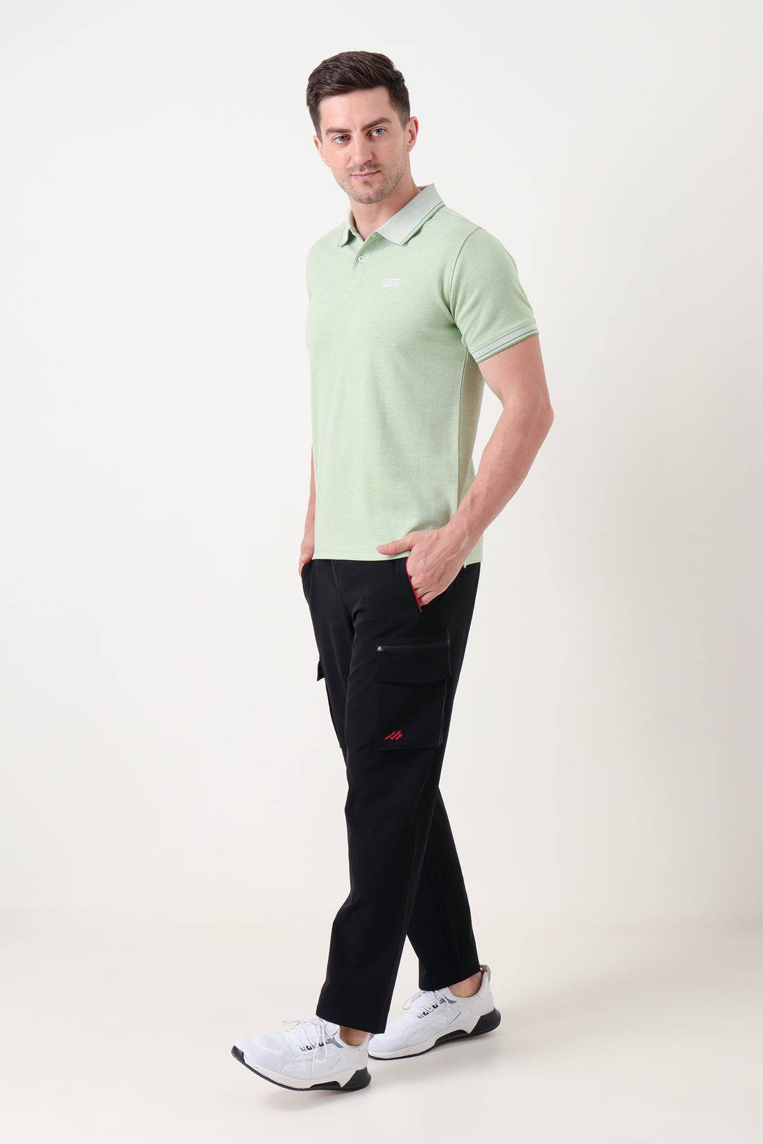 Grow Relax cargo Joggers Black
