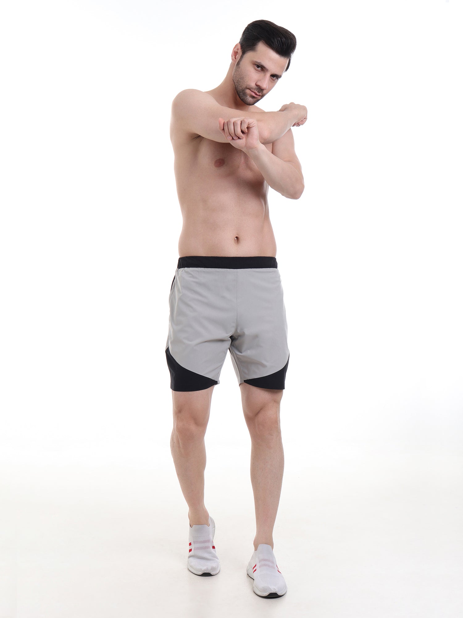 Comfy Stylish Shorts Light Grey