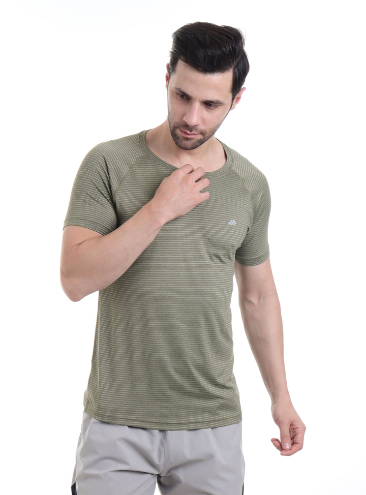 Raglan Sleeve High Performance T-shirt Olive