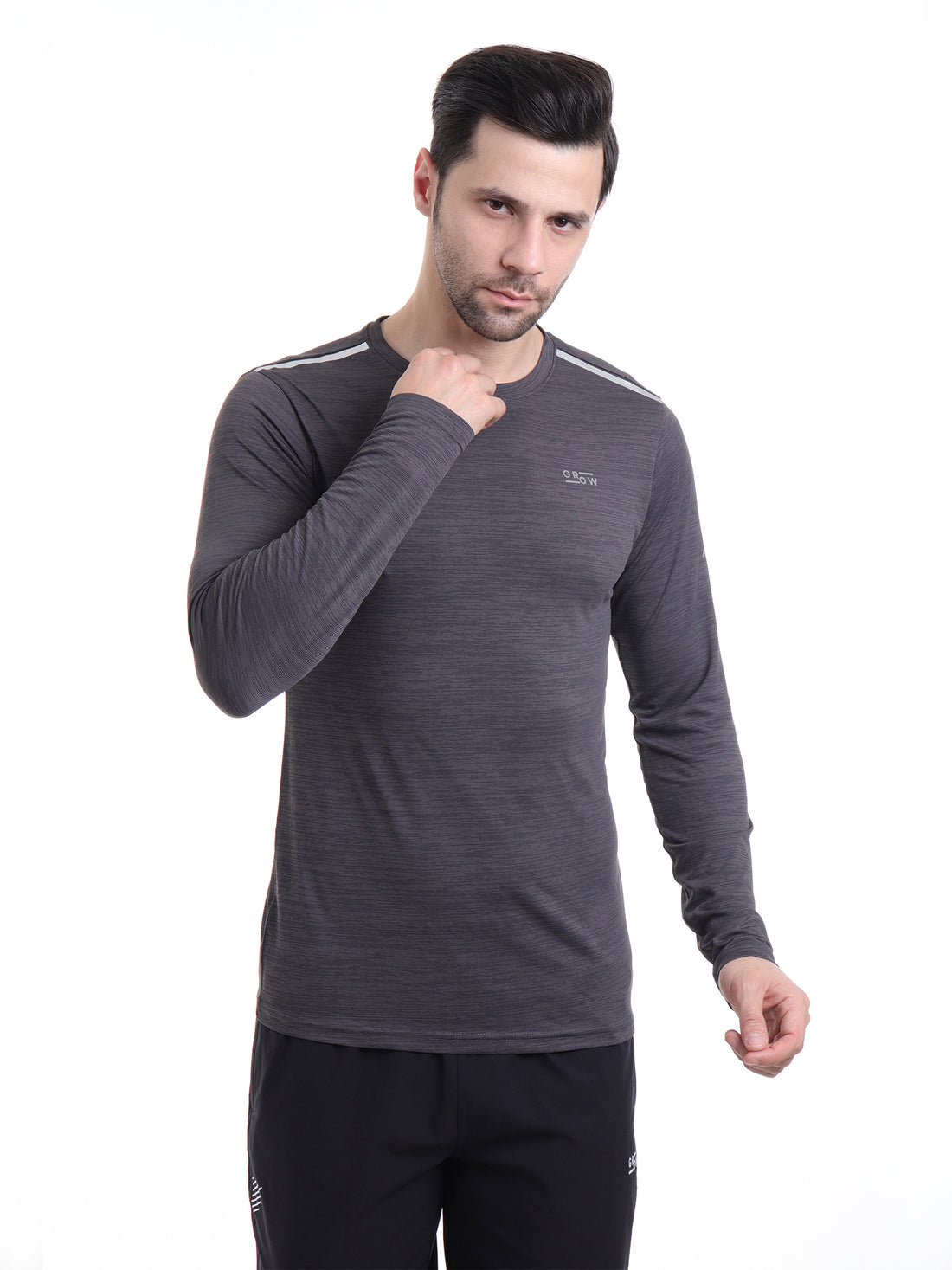 Dry Fit Melange T-shirt Black