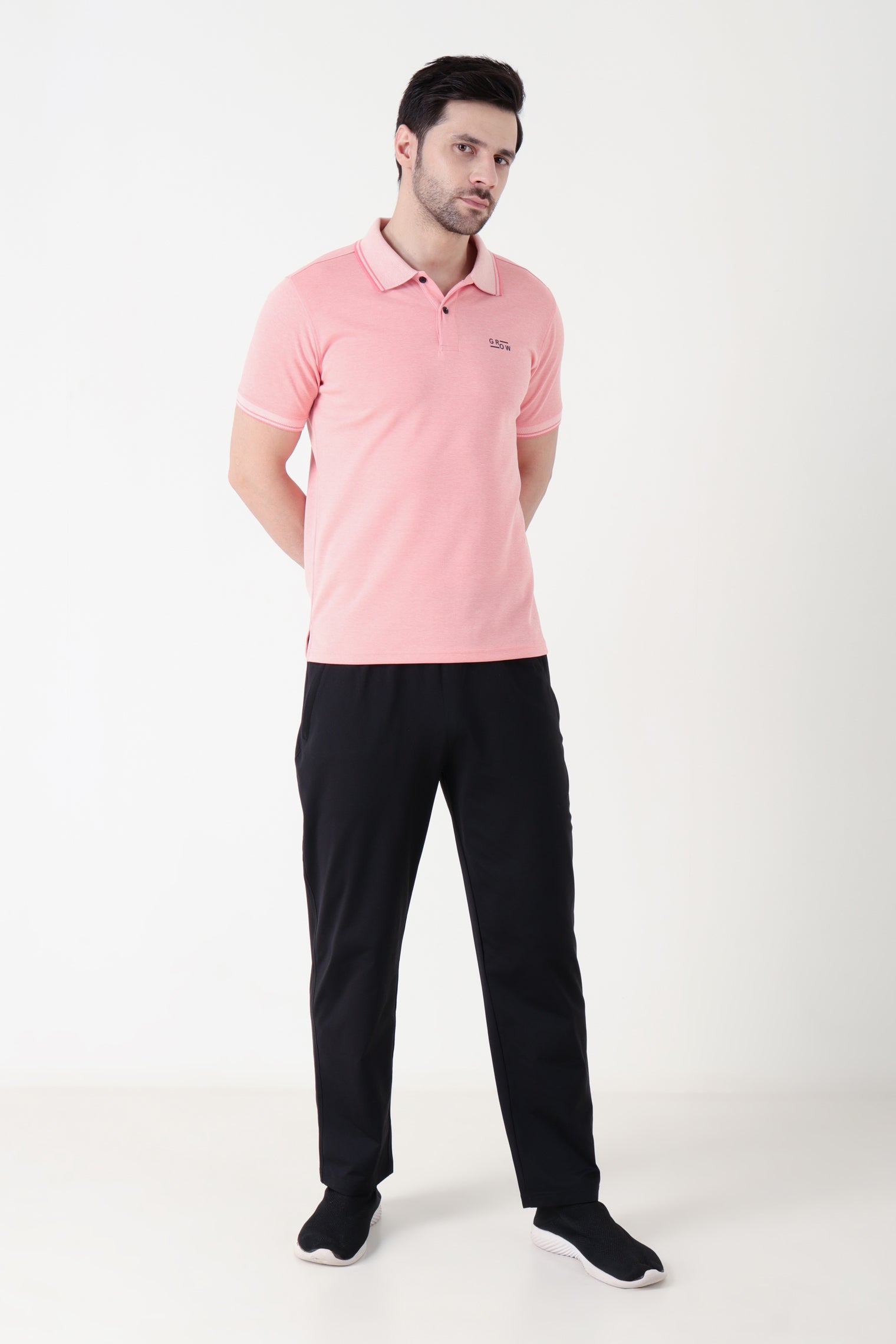 GROW Relaxed Comfy Joggers Black