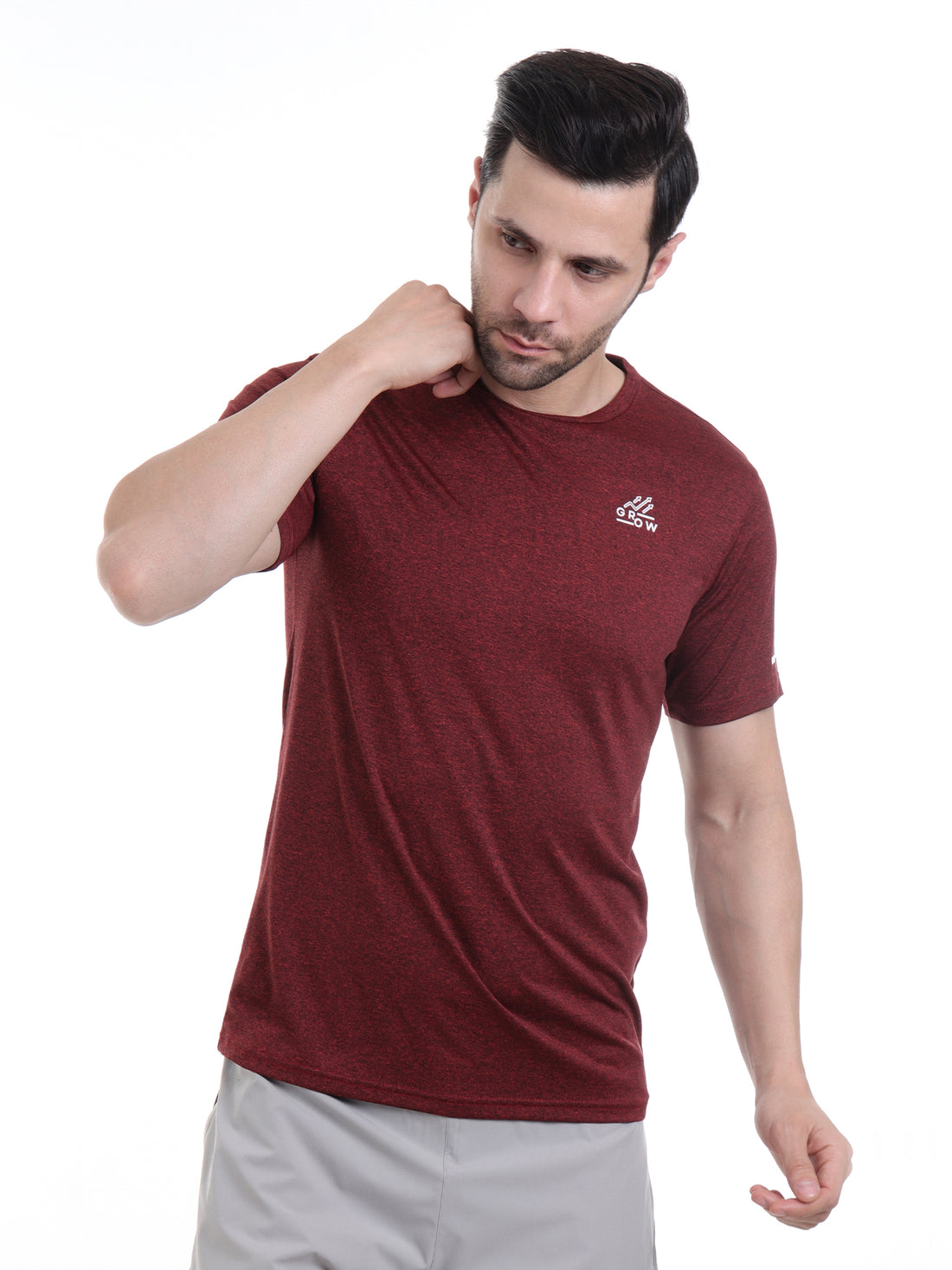 Training Melange T-shirt Rust