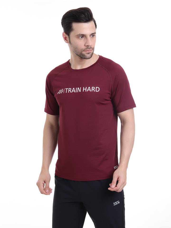 High Performance Training T-Shirt Maroon