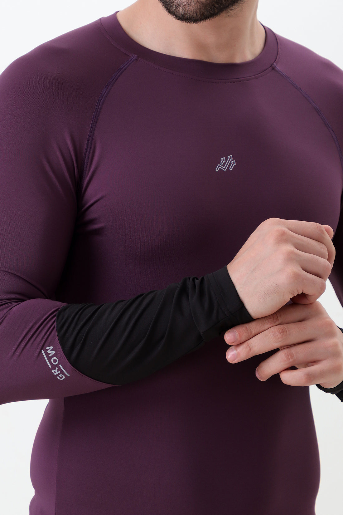 Elevate Compression T-shirt Plum