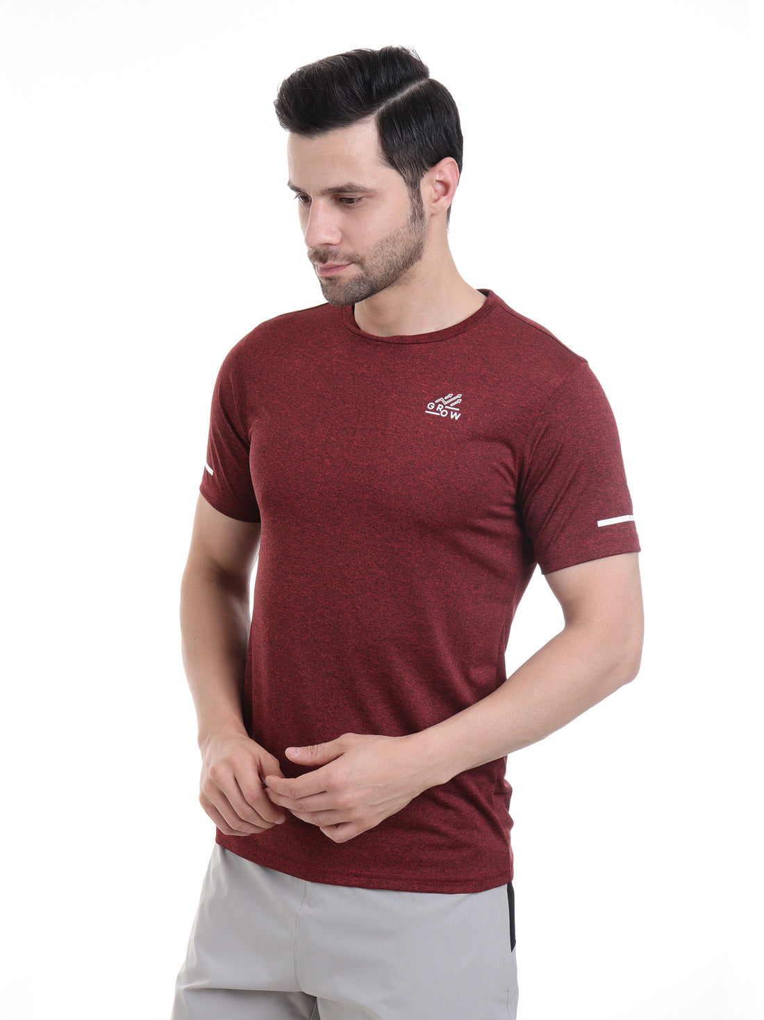 Training Melange T-shirt Rust