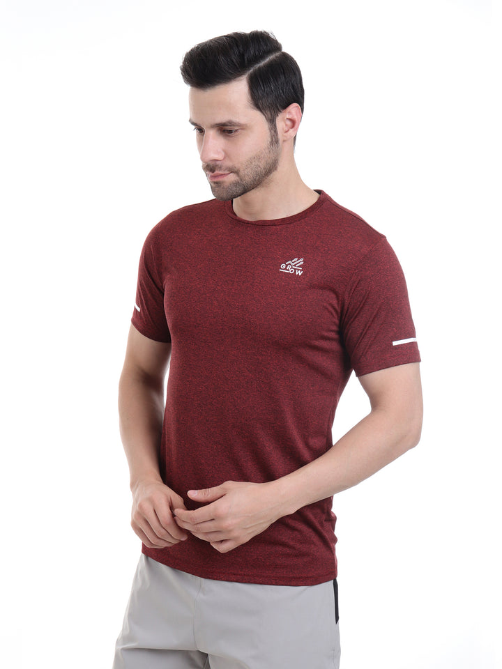 Training Melange T-shirt Rust