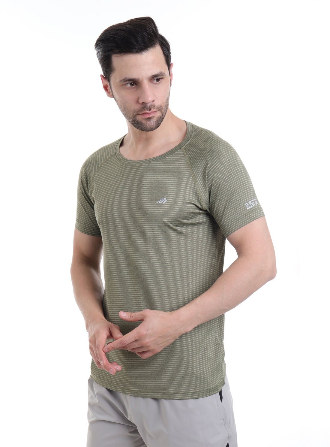 Raglan Sleeve High Performance T-shirt Olive