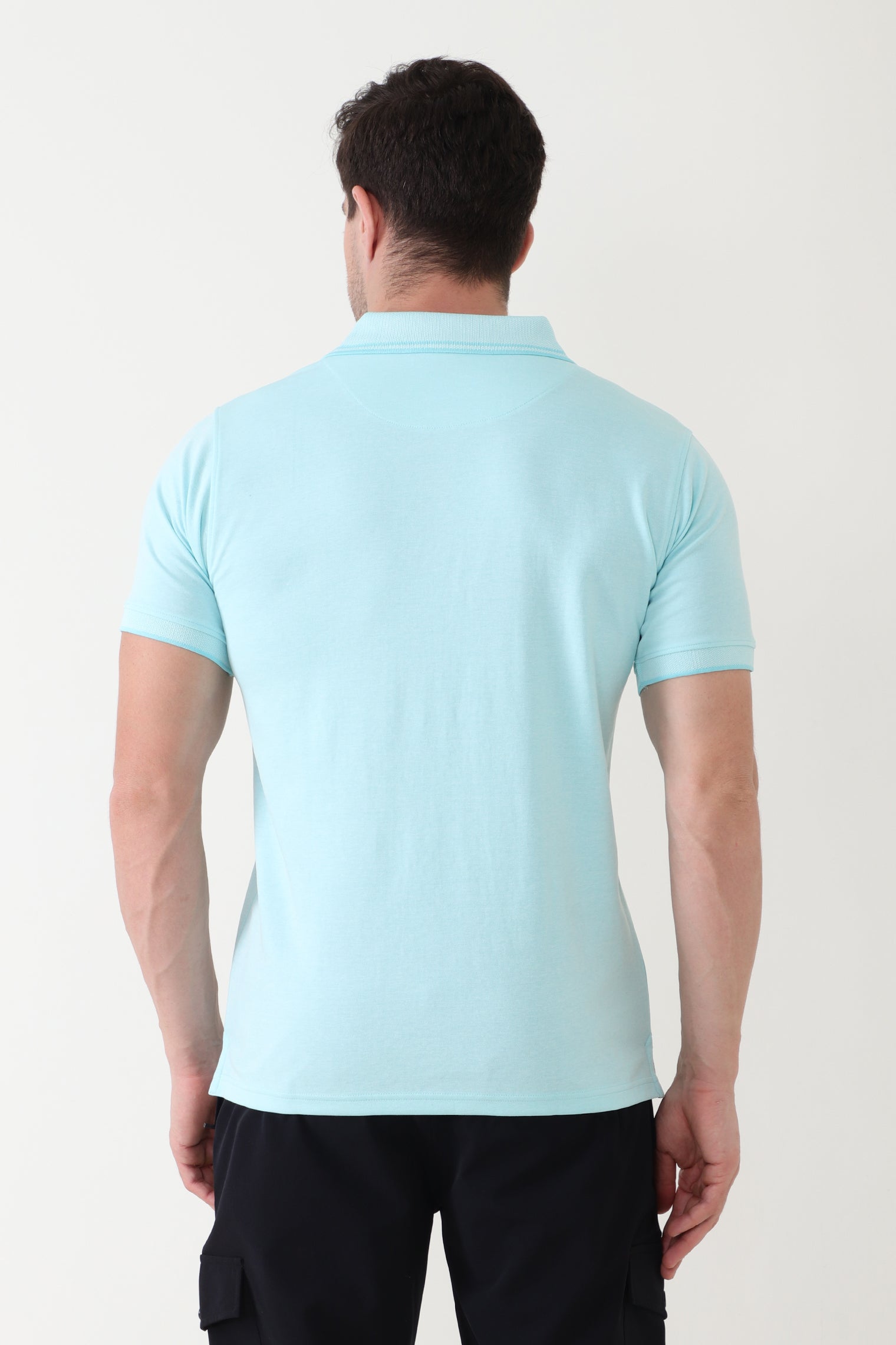 Premium Polo T-shirt Aqua