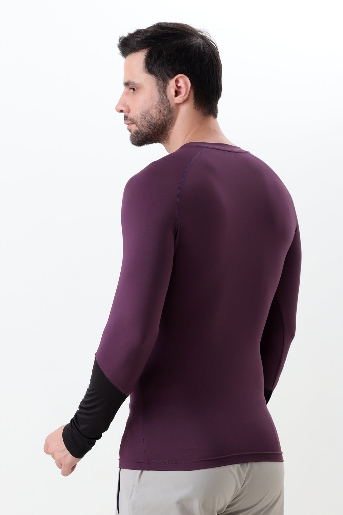 Elevate Compression T-shirt Plum