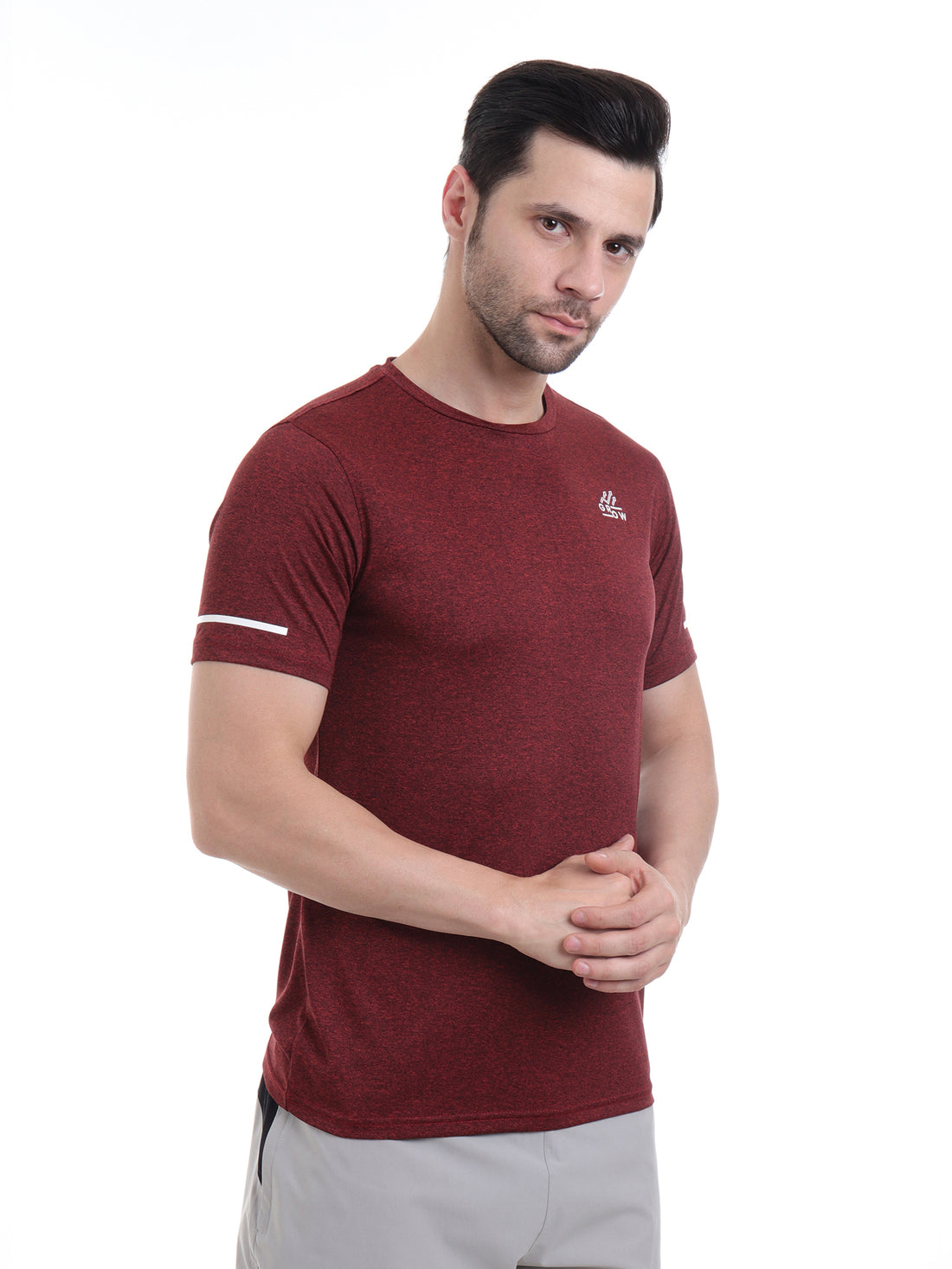 Training Melange T-shirt Rust
