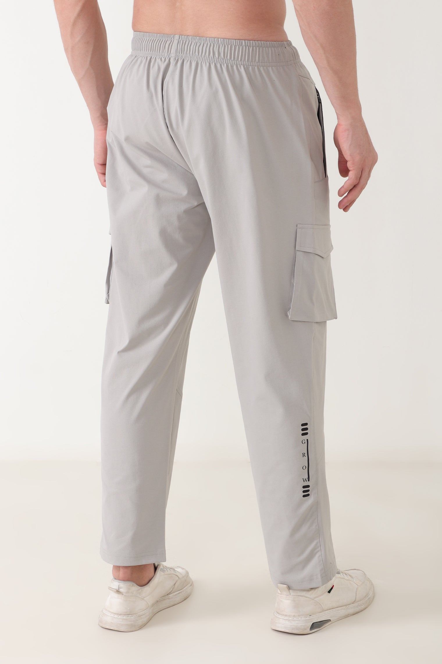 GROW Relax cargo Joggers Light Grey
