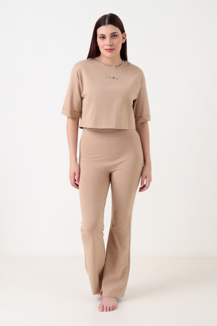 Ease Oversized Crop Top Skin
