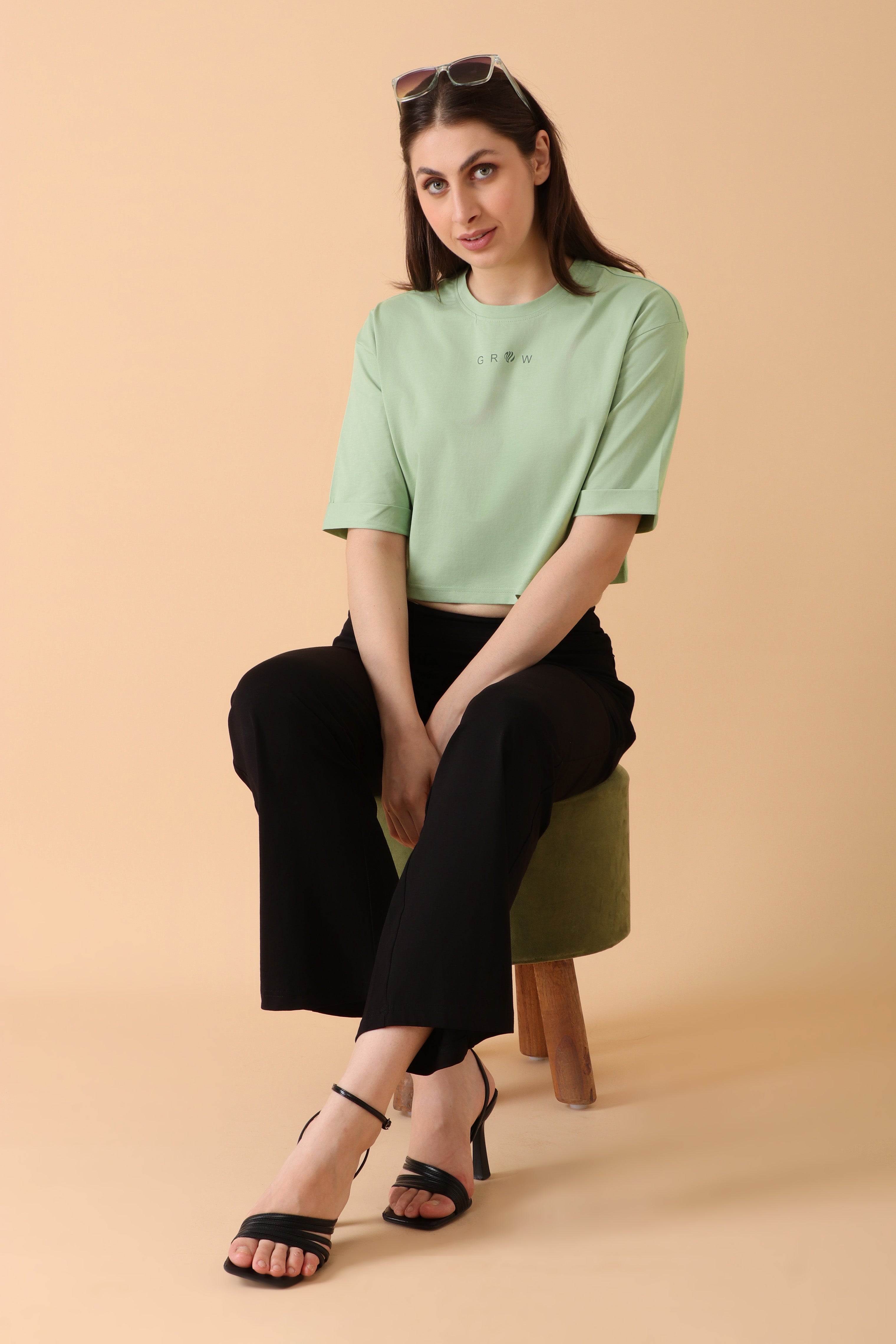 Crop Queen👑Top Mint To Be