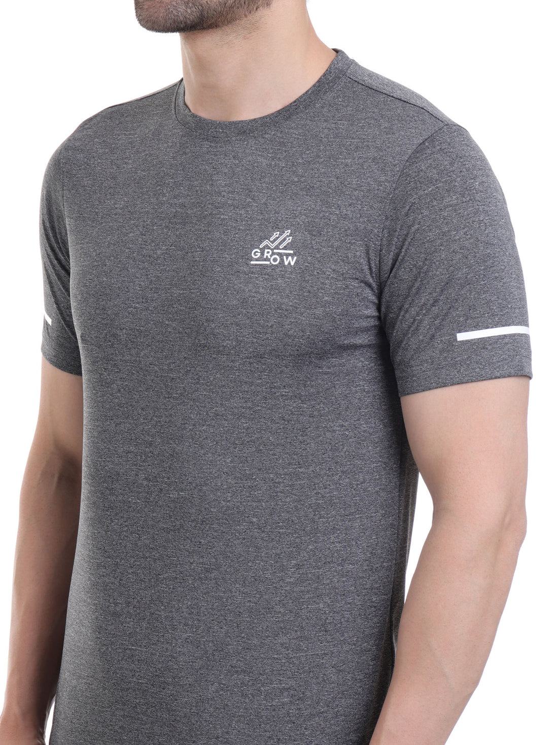Training Melange T-shirt Dark Anthra
