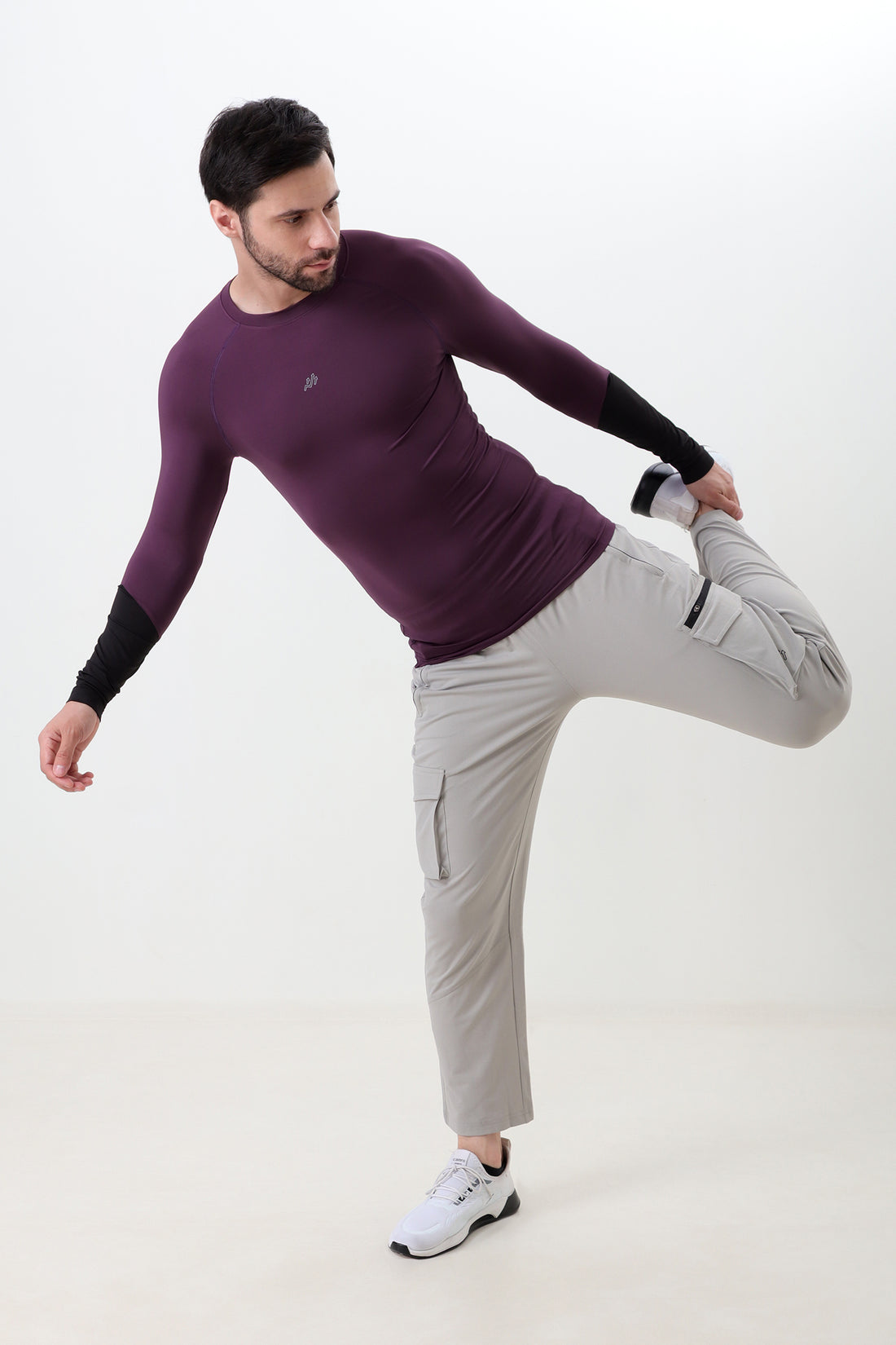 Elevate Compression T-shirt Plum