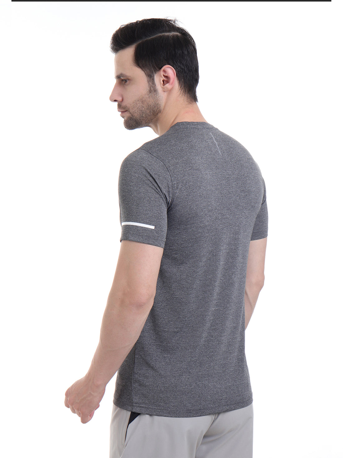 Training Melange T-shirt Dark Anthra