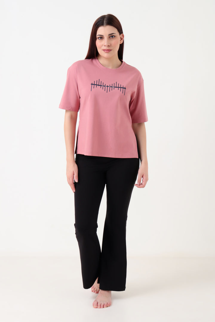 Oversized Slit Tshirt Onion