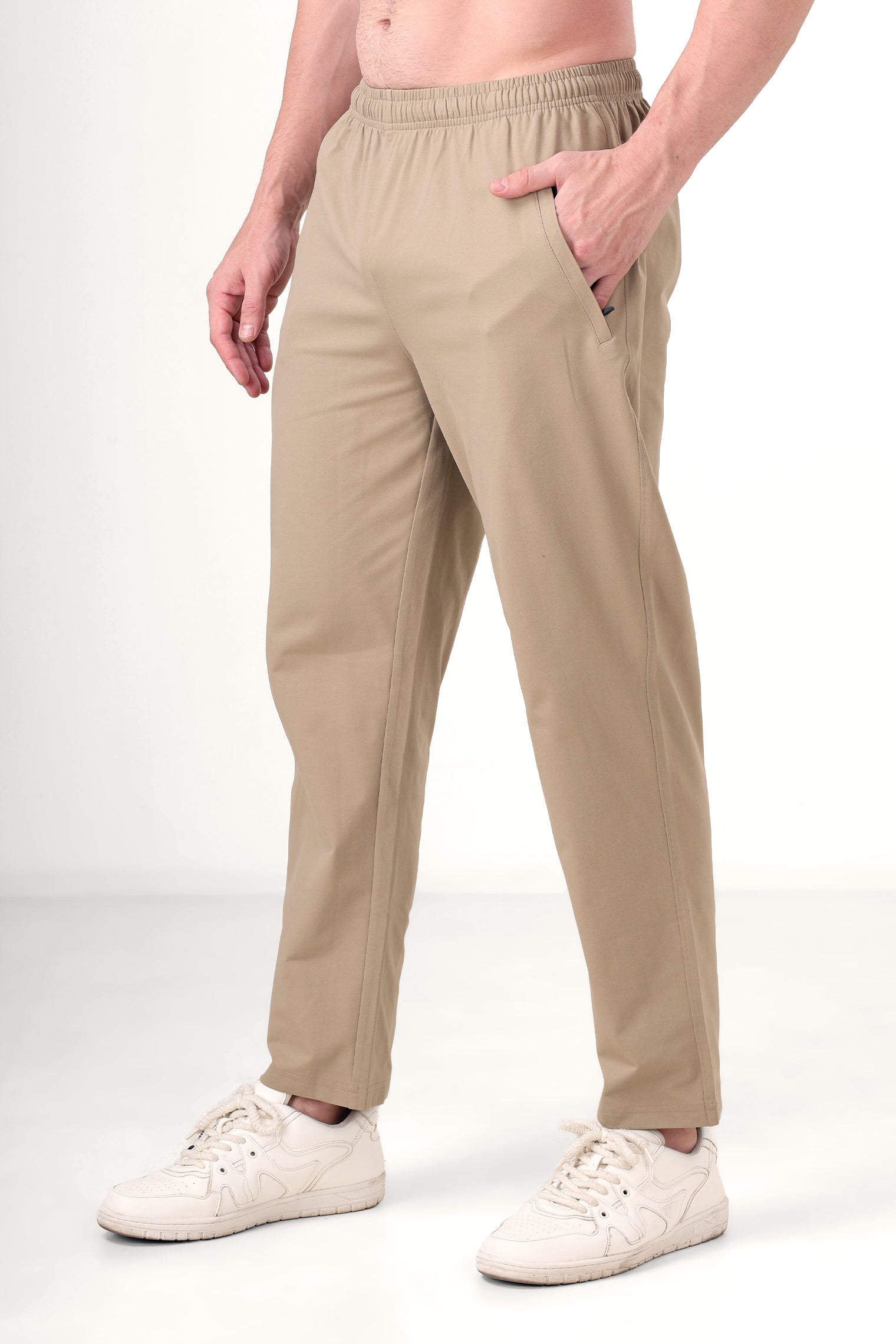 GROW Relaxed Comfy Joggers Khaki