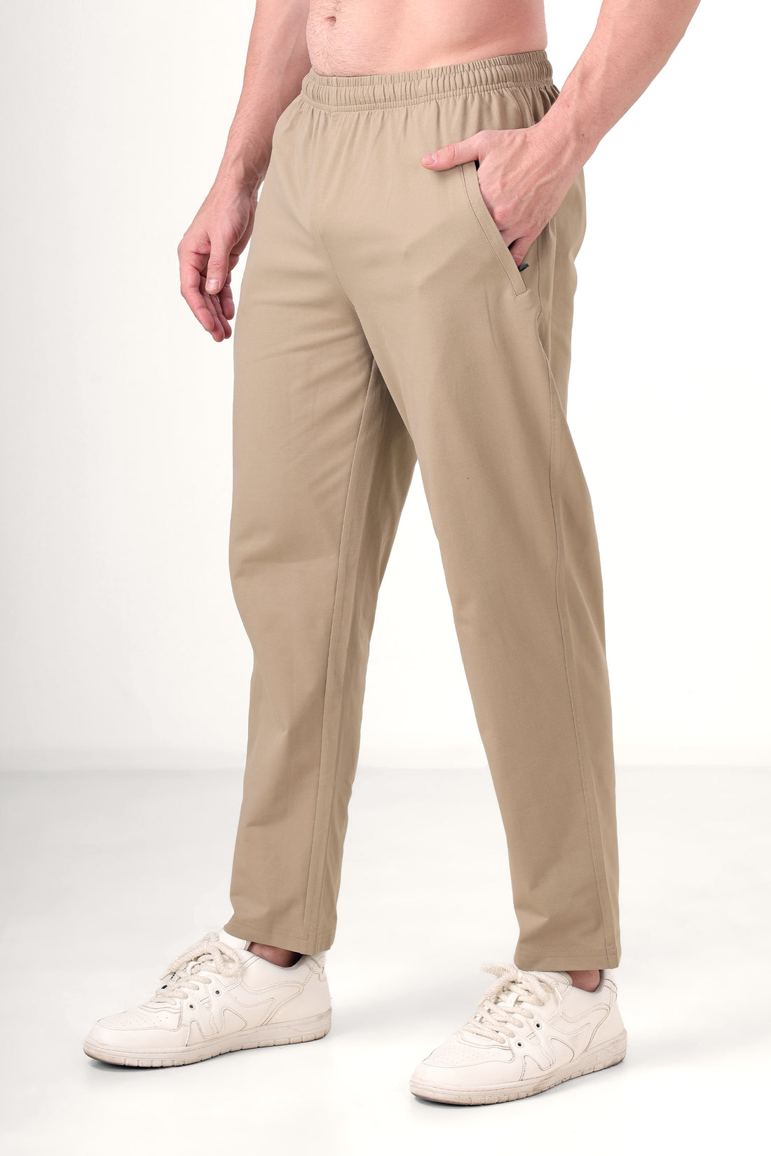 GROW Relaxed Comfy Joggers Khaki