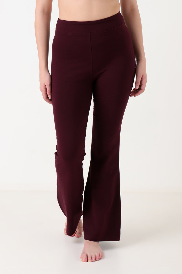 All Day Ease Flare Pant Wine