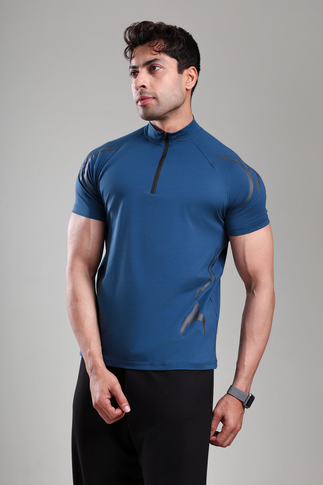 GROW ShadowTribe Zip Tshirt Airforce