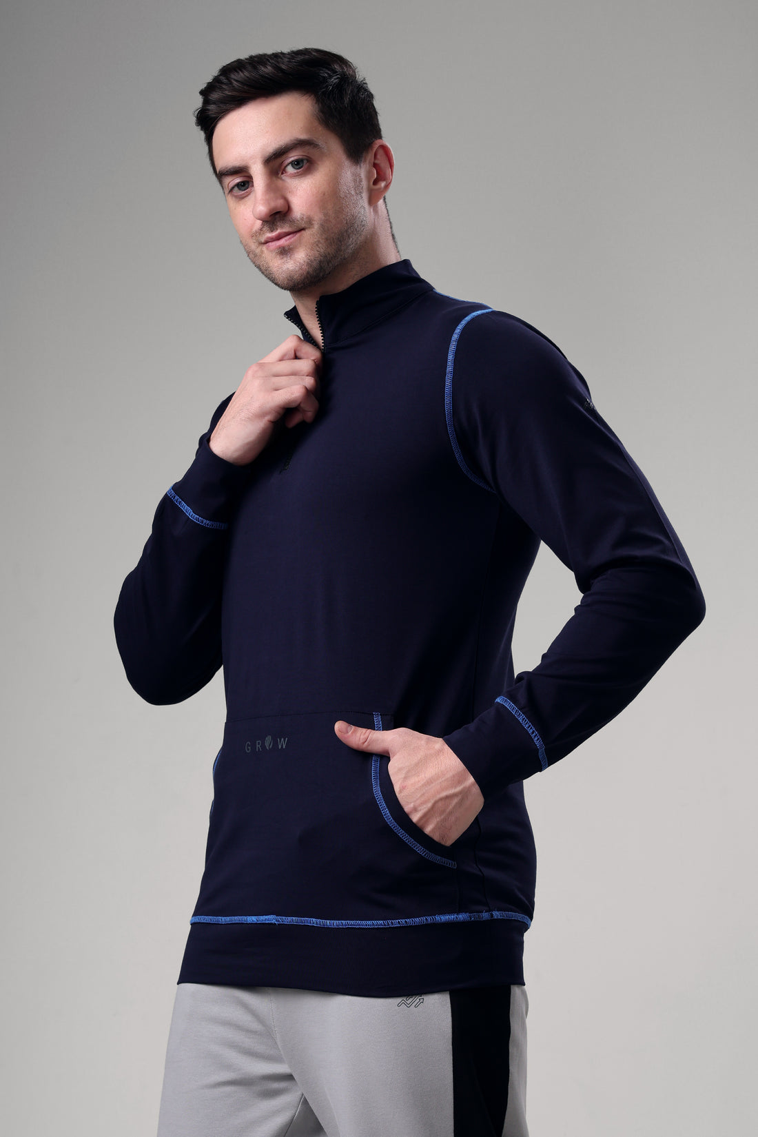 Grow 5T Pullover Navy