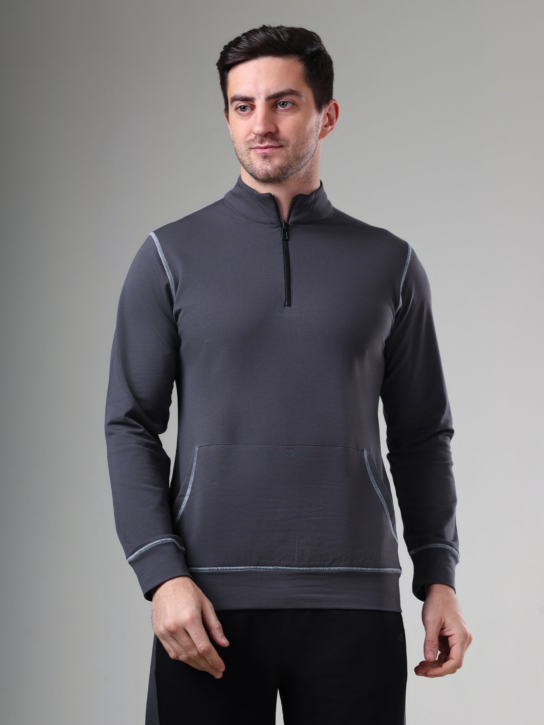 Grow 5T Pullover Dark Grey