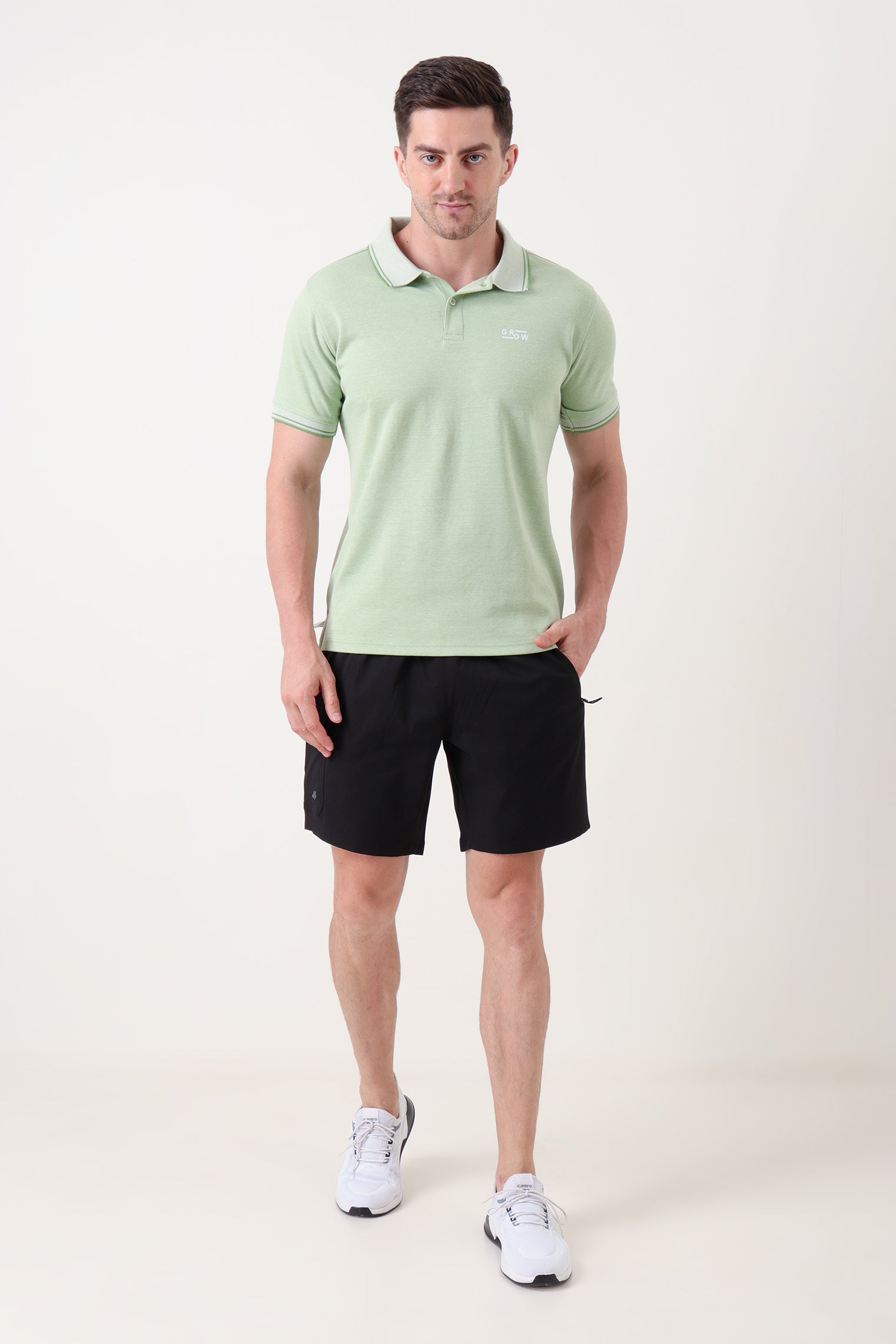 Elasto Cargo Shorts Black