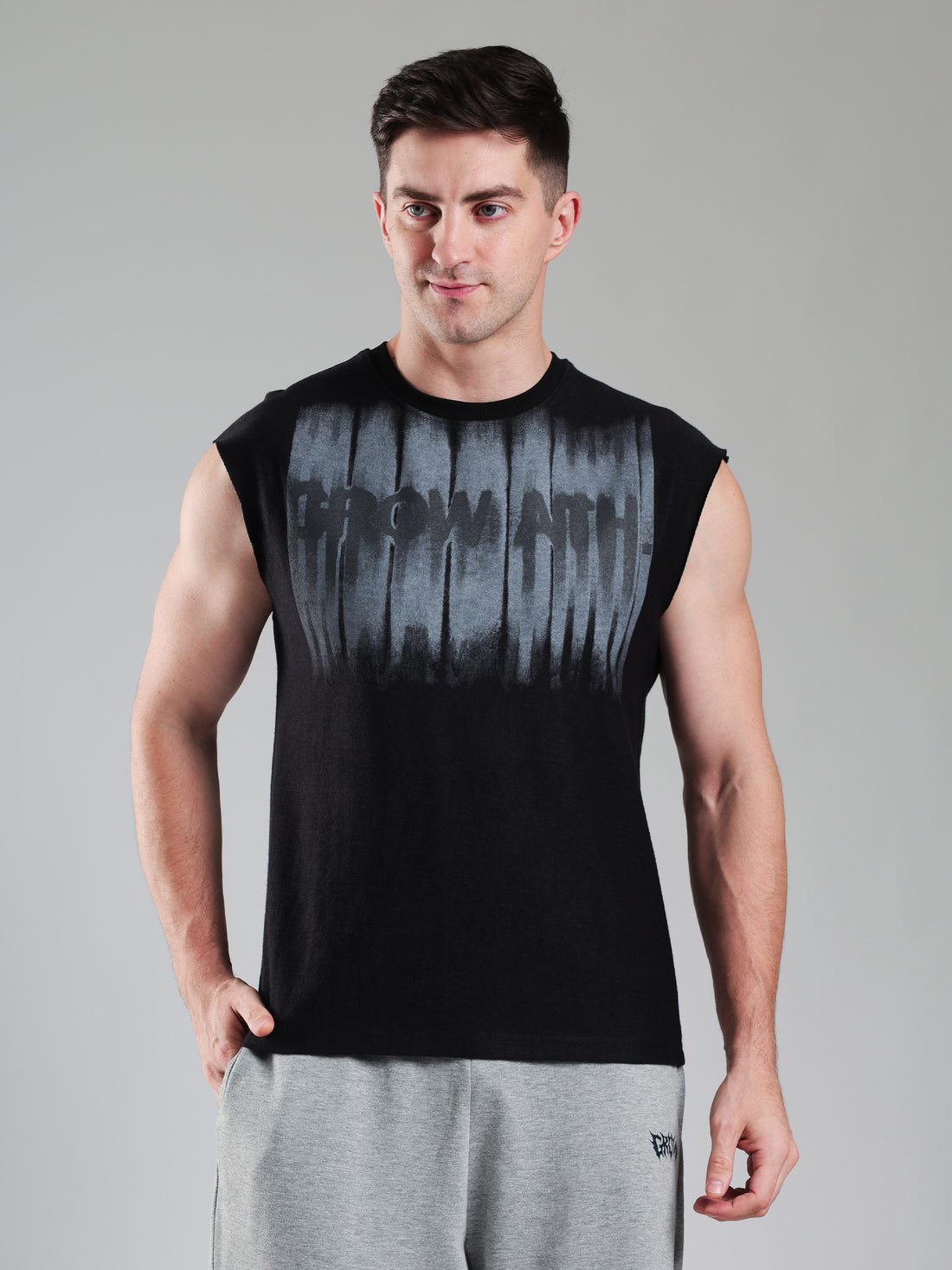 Grow ShadowDrip Capsleeves Tee Black Grey