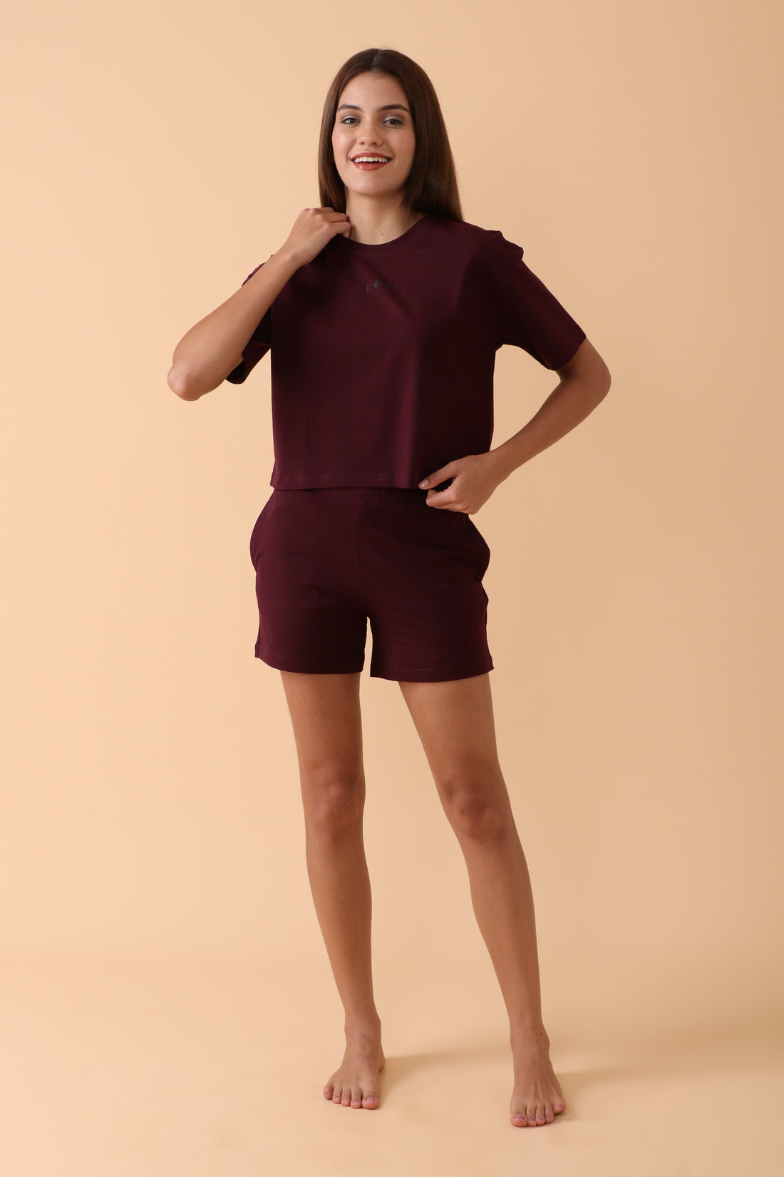 Chill Days Co-ord Set Rosé Rebel