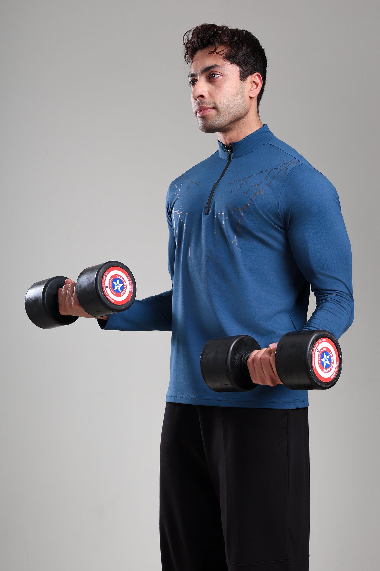 GROW ThunderFlex Zip Tshirt Airforce