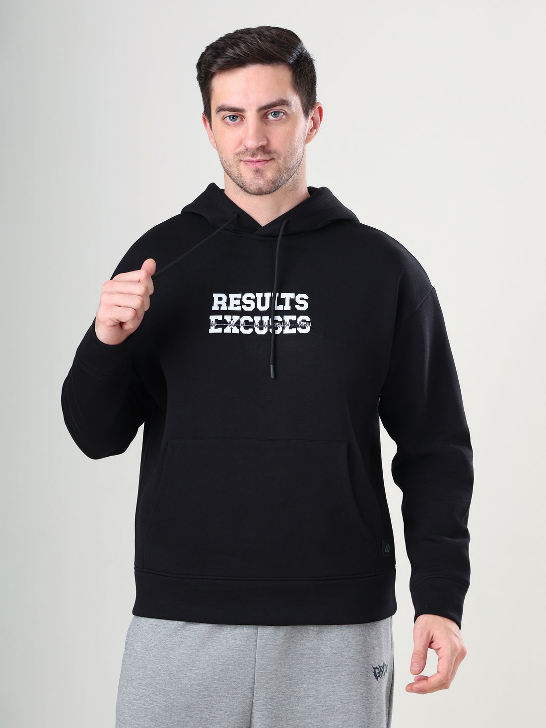 Result Oversize Hoodie Black
