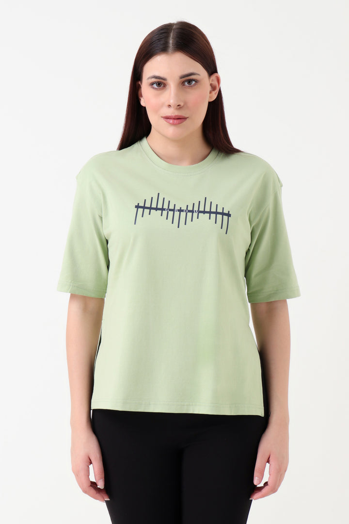 Oversized Slit Tshirt Pista