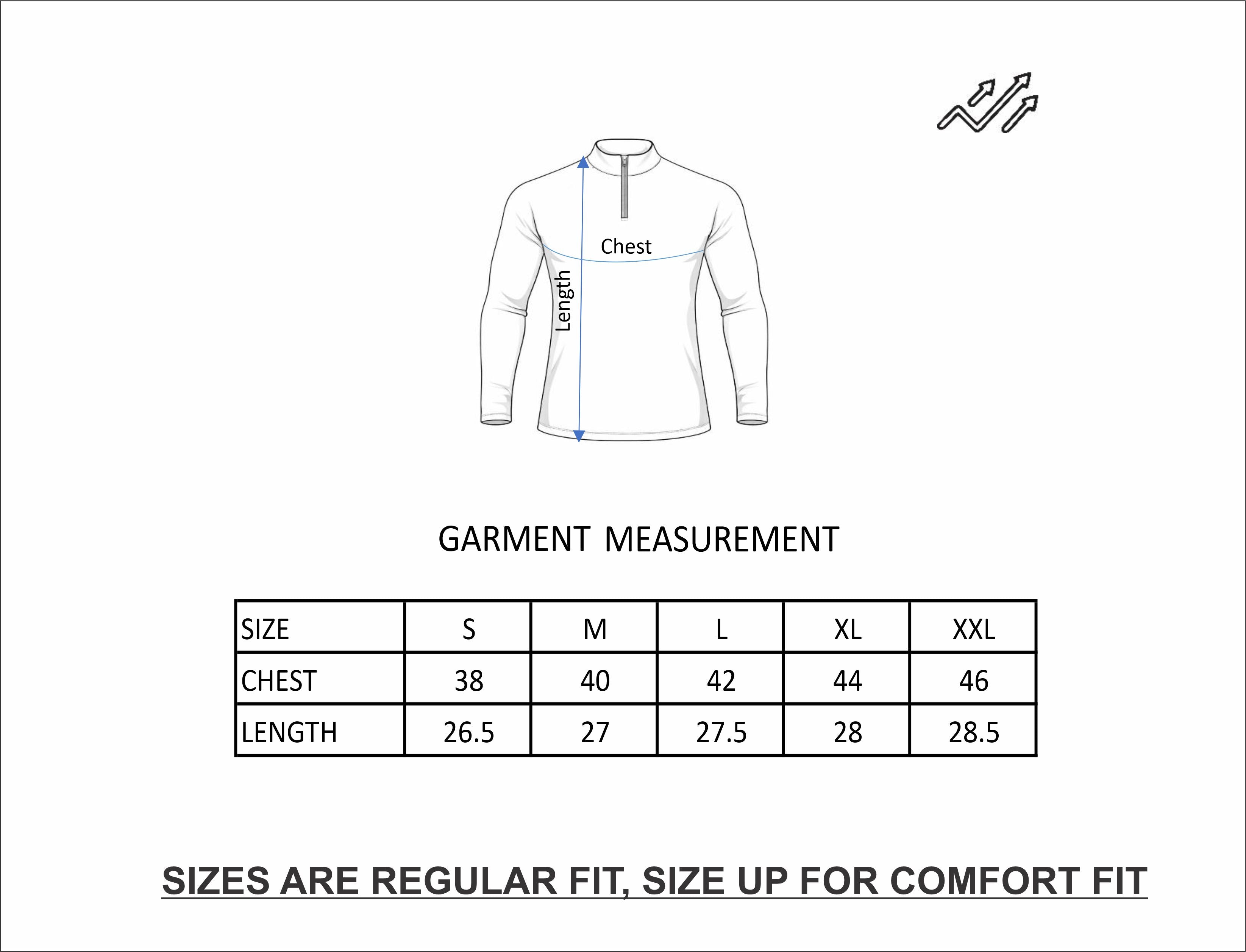 Wolf Quarter Zip T-Shirt (Cotton Feel) Navy